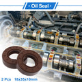 Set of 2 Oil Seal Rotary Shaft Seal FKM Rubber 18x35x10mm for Various Models
