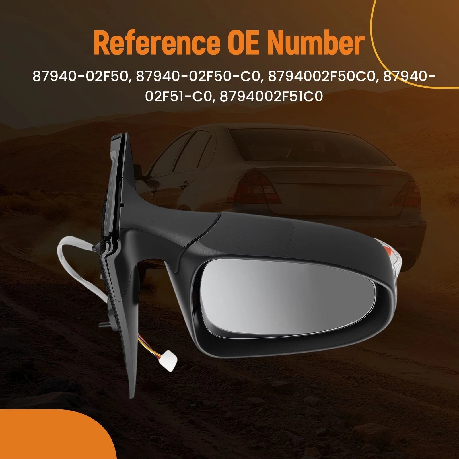 Power Side Mirror for Toyota Corolla (2014–2019) 8794002F50