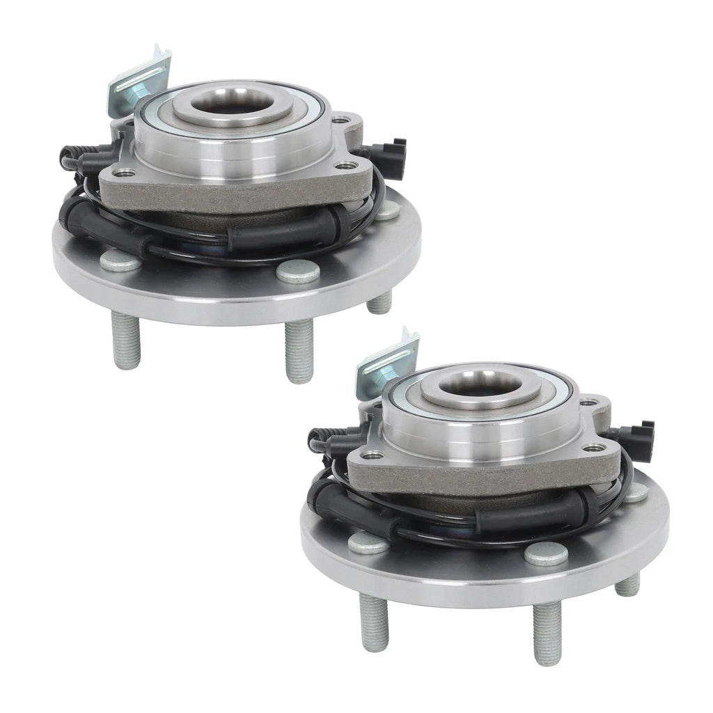 Pair Front Wheel Bearings and Hubs for Dodge Grand Caravan (2008-2020)
