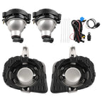 Clear Lens Fog Lights for Chevy Equinox (2010–2016) w/ Bulbs, Wiring, Switch Kit