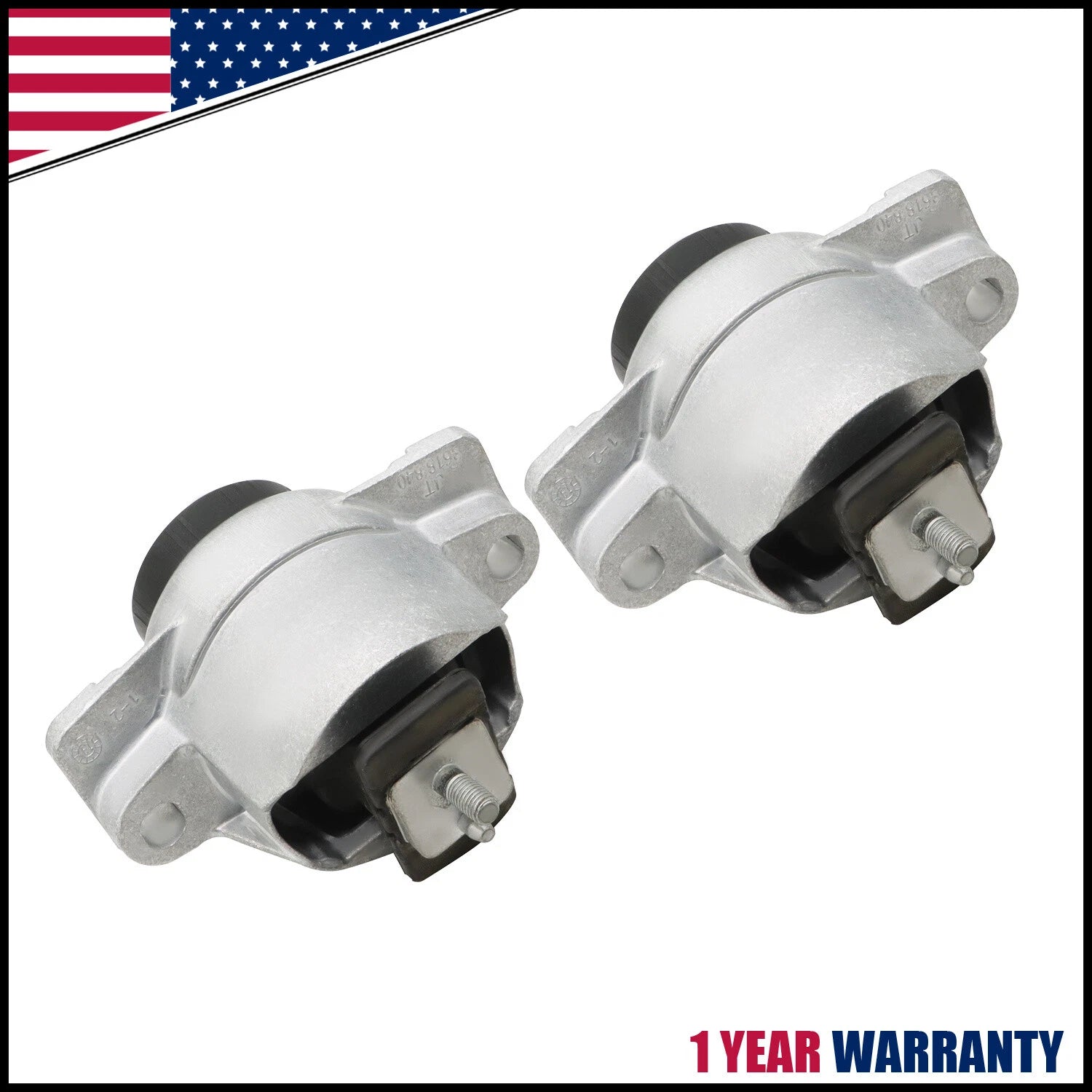 Set of 2 Engine Motor Mounts for Jaguar XE (2017) T4N3780