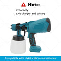 Cordless Electric Spray Gun for Makita Battery (Compatible Model)
