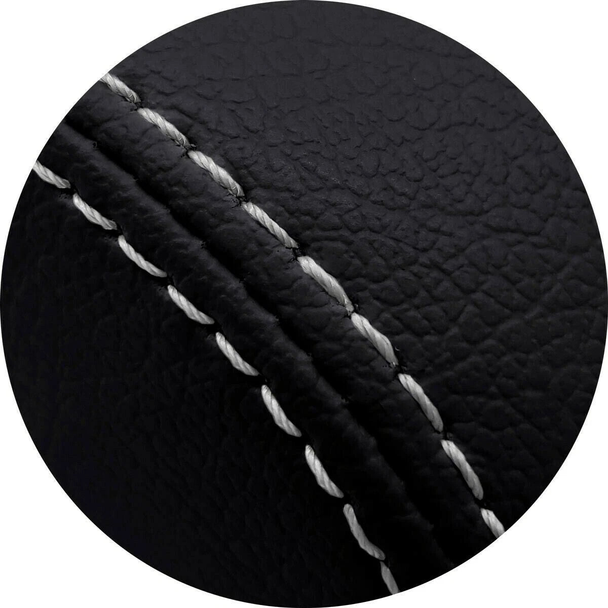 Leather Automatic Shift Boot Cover for Audi TT (2008–2016) White Stitch