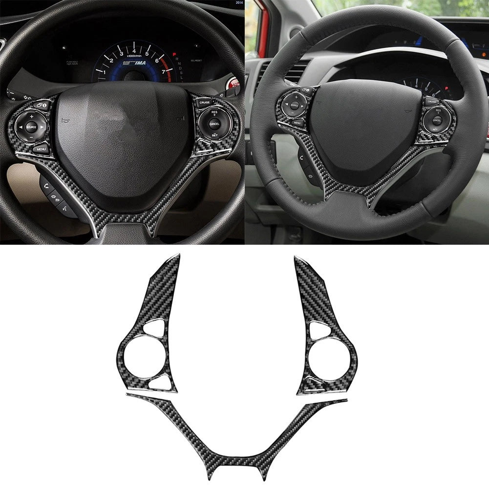 Steering Wheel Set for Honda Civic 9 (2016–2021) - Carbon Fiber