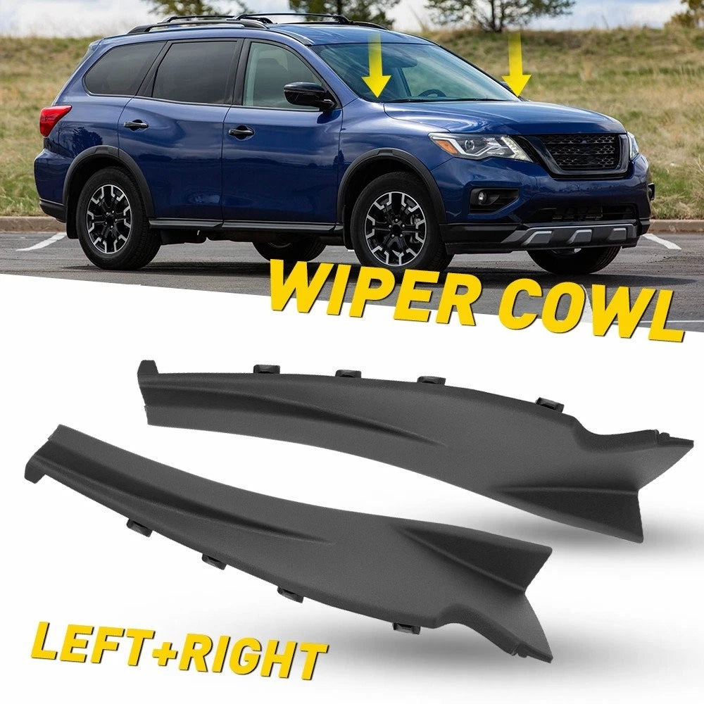 Windshield Wiper Cowl Extension Trim LH+RH for Nissan Pathfinder (2013–2020)