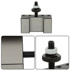Set of 2 Quick Change Turning Facing Tool Post Holder for CNC Lathe