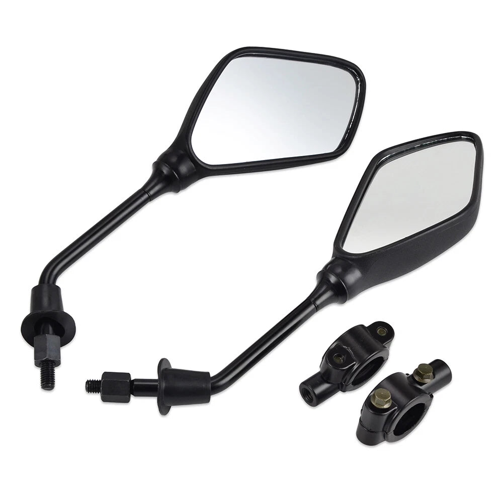 Set of 2 8mm Rearview Side Mirrors for Universal ATV Scooter