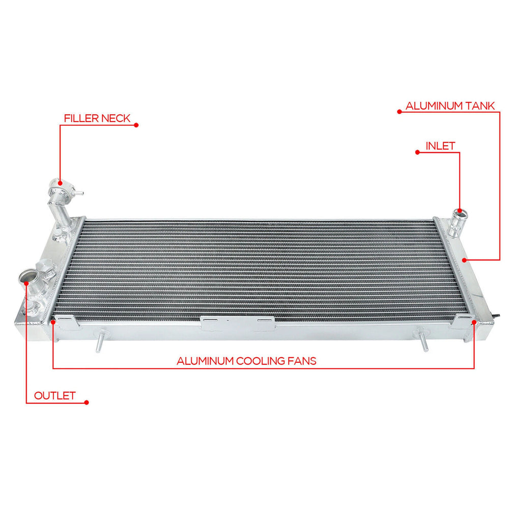 3 Row Aluminum Radiator for Jeep Cherokee XJ Comanche (1991–2001)