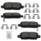 Set of Rear Ceramic Brake Pads for Infiniti JX35 M35 M35H M37 M45 M56 Q40 Q50 Q60
