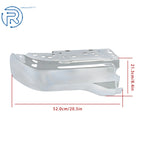 Pair of Rear Bumper Ends Chrome for Ford Ranger (2019-2023)