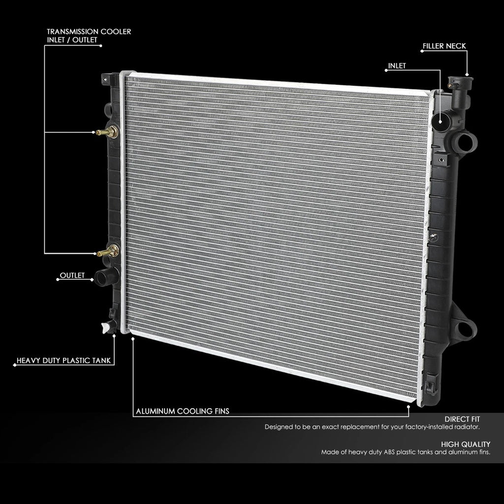 OE Replacement Full Aluminum Radiator for Toyota Tacoma (2005–2015) DPI-2802