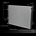 OE Replacement Full Aluminum Radiator for Toyota Tacoma (2005–2015) DPI-2802