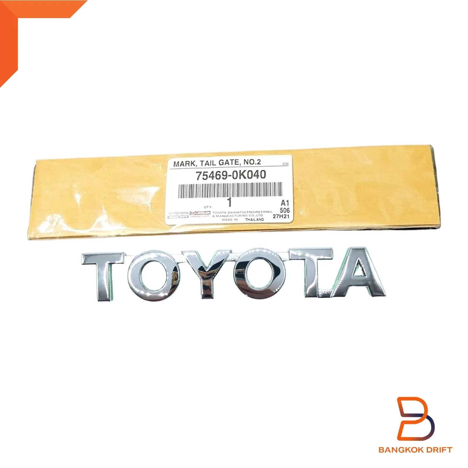 Genuine Tailgate Name Mark Emblem for Toyota Hilux Ute Revo (2005-2025)