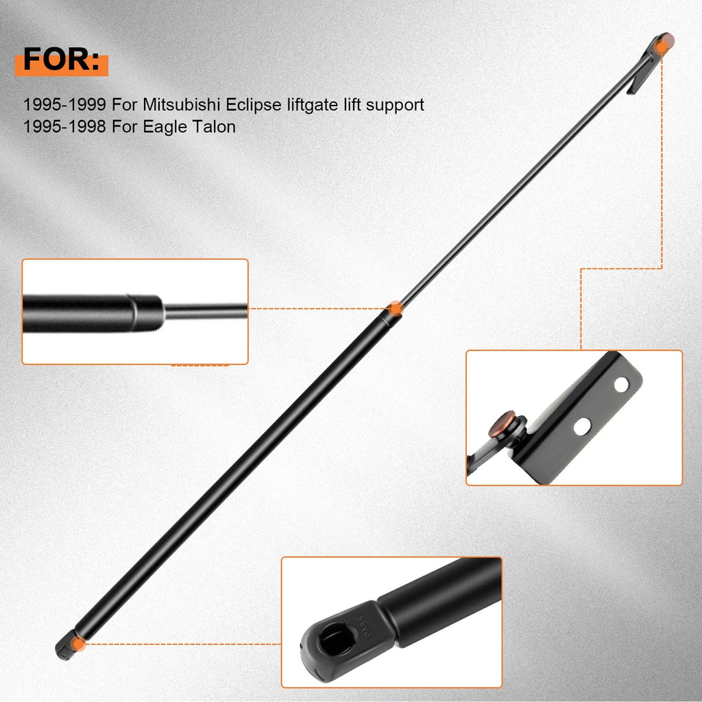 2 Lift Supports for Mitsubishi Eclipse Eagle Hatch (1995-1999)