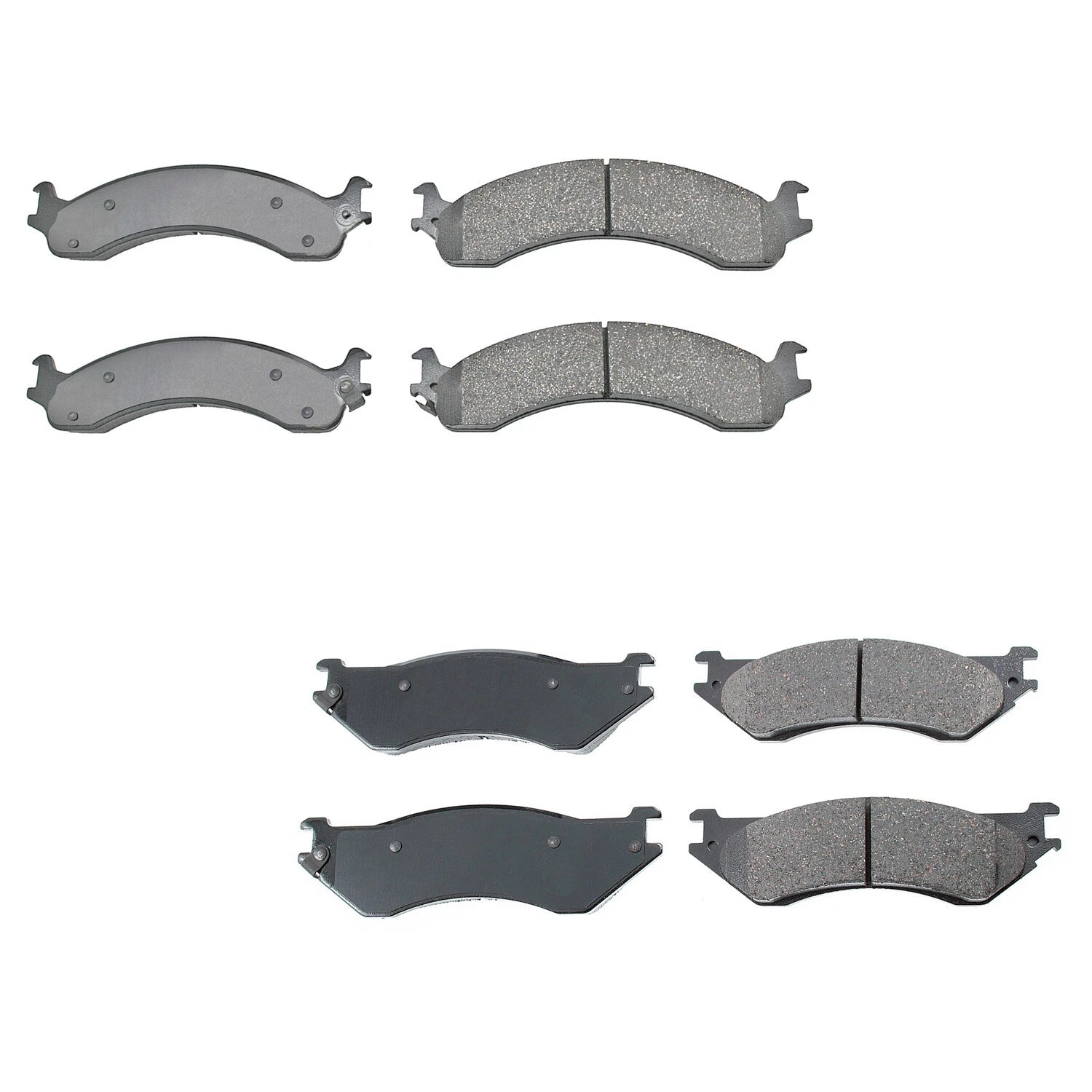 Set of 4 Akebono ProACT Ceramic Brake Pads for Dodge Ram 2500 3500 (2003–2023)