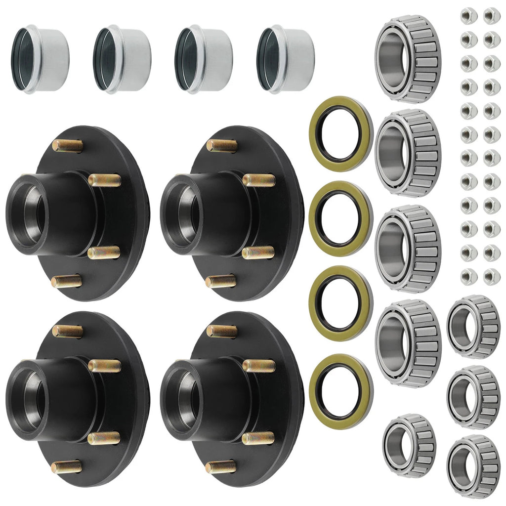 Hub Assembly for 6000# Trailer 6 Lug 6x5.5 Idler Axle Seals (6000#)