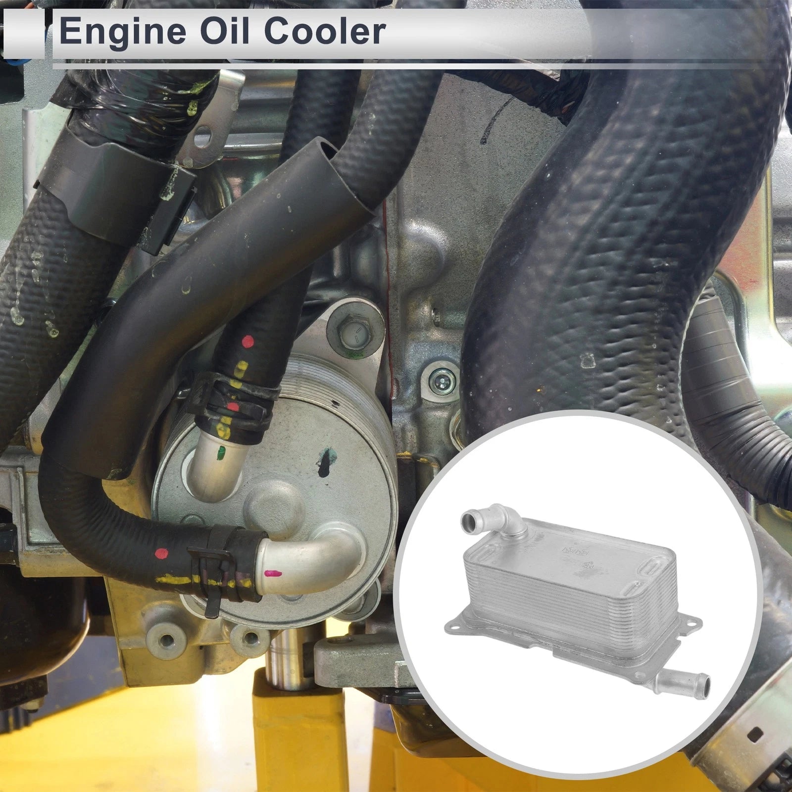Engine Oil Cooler Set for Mercedes-Benz CLA250 (2014–2019) No.A2465010501