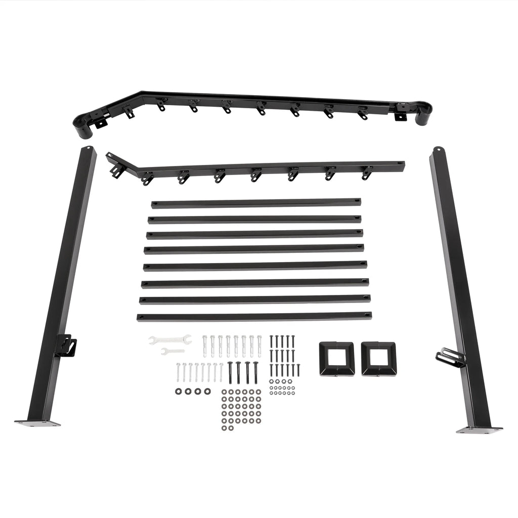 Adjustable Steel Step Handrail for Outdoor Stairs (Universal)