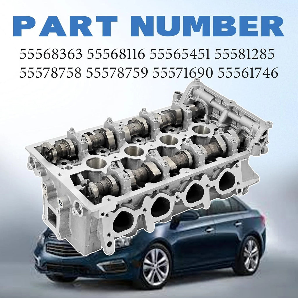 Cylinder Head 55568116 for Chevy Cruze Sonic (2011–2018) 1.8 DOHC Dual VVT