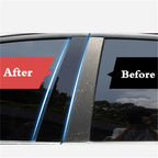 4x Offroad Gloss Black B Pillar Trim Covers for Ford F150 (2015-2021)