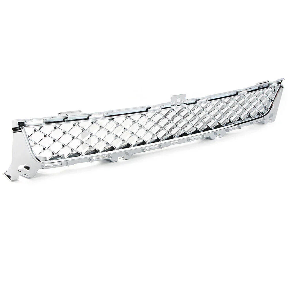 Chrome Front Lower Bumper Grille Mesh Grill for Jaguar XJ (2010-2015)