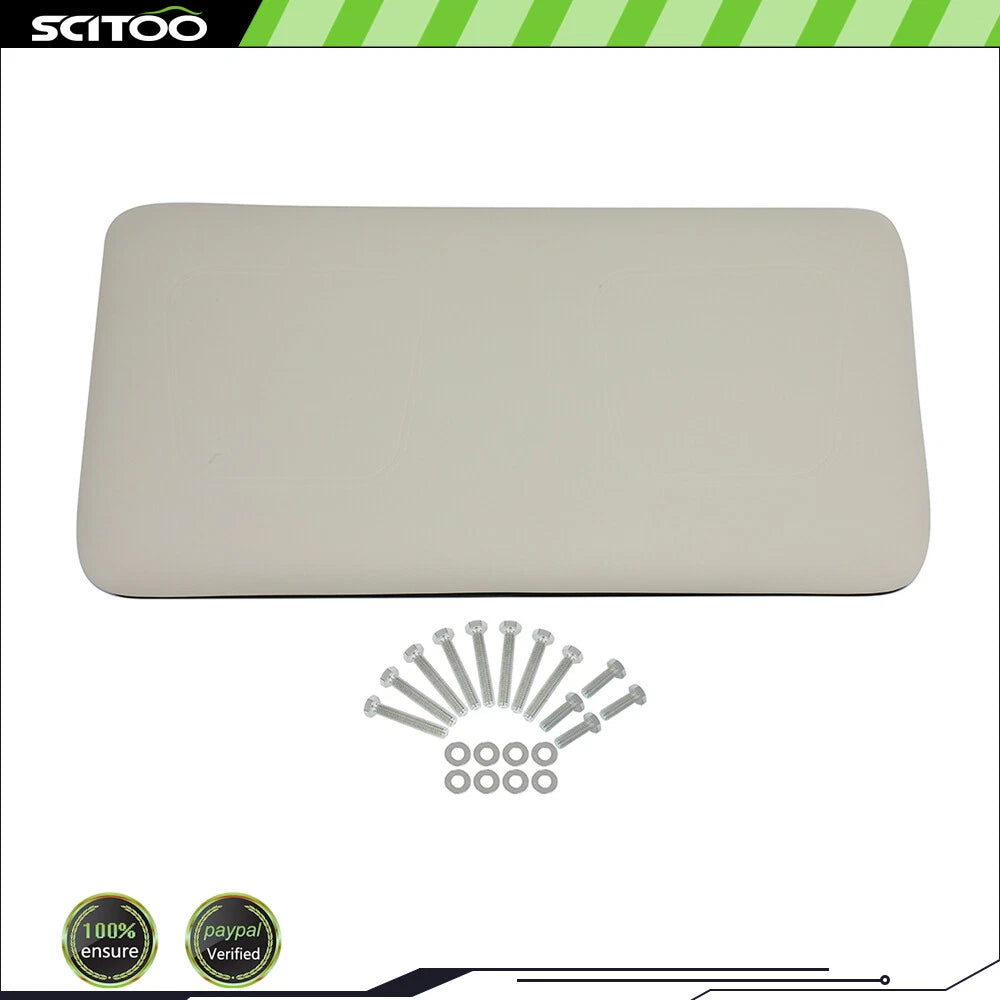 Front Seat Cushion for Club Car DS Golf Cart (White)