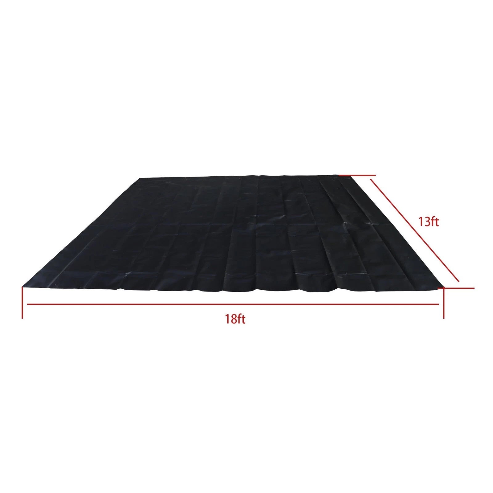Black Pond Waterproof Liner for Fish Pond (13ft x 18ft, 20 Mil Thickness)
