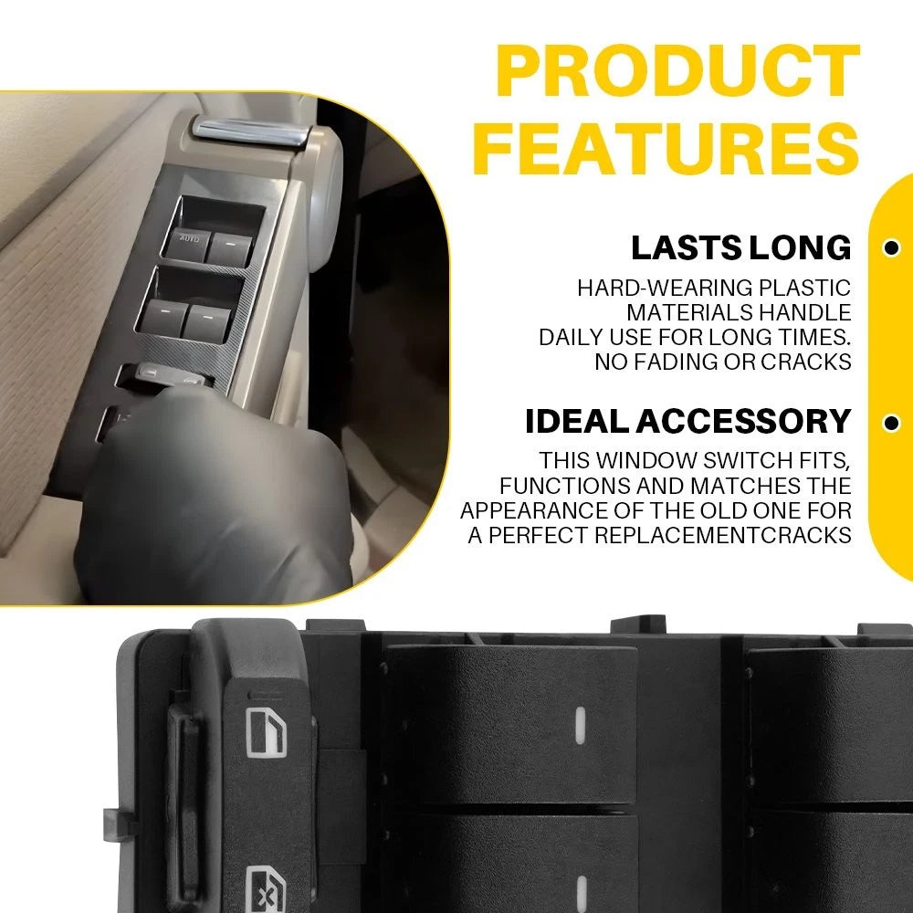 Left Power Window Switch for Ford Crown Victoria F250 Super Duty (2009–2010) EPY