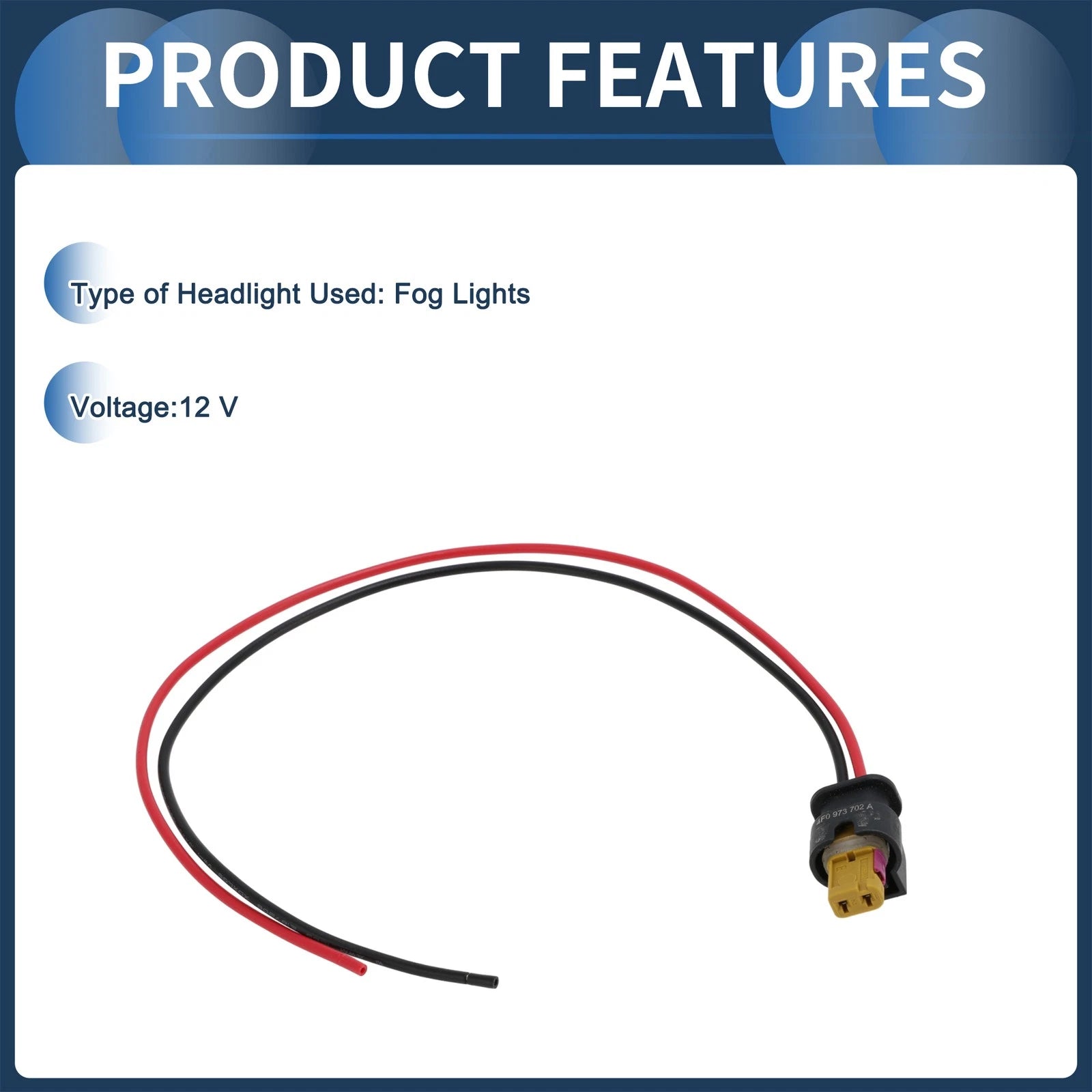 Headlight Wiring Harness Assembly for Volkswagen GTI (2016–2020) No.07P973702