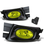 Fog Lights for Honda Accord 4Dr Sedan (2003–2005) - Yellow Lens, Switch