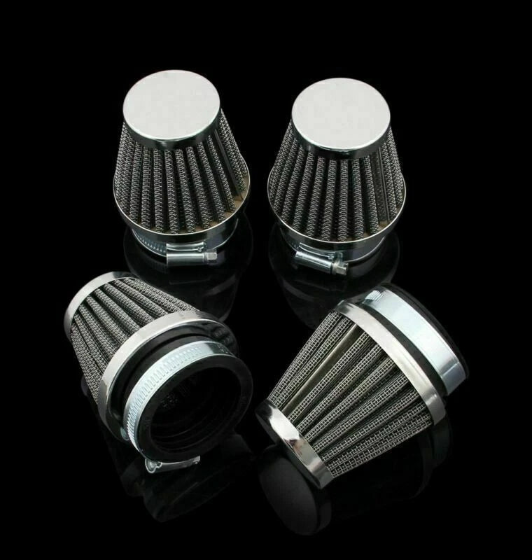 4X 52mm Pod Air Filter for Honda CB400 CB650 CB750 (Universal) 12-55752 T9