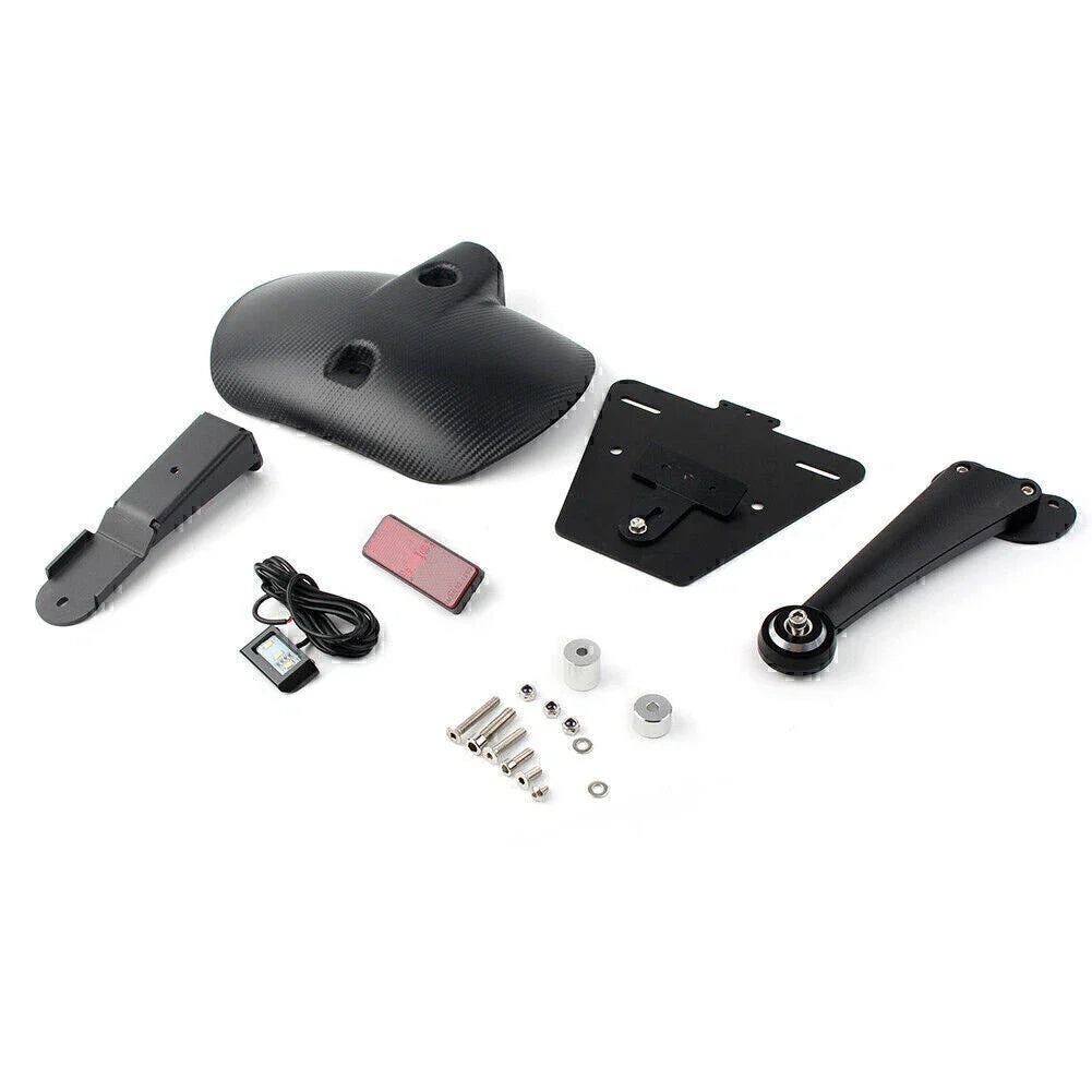 Rear Mudguard Fender + License Plate for BMW R nine T R9T (2014-2018)