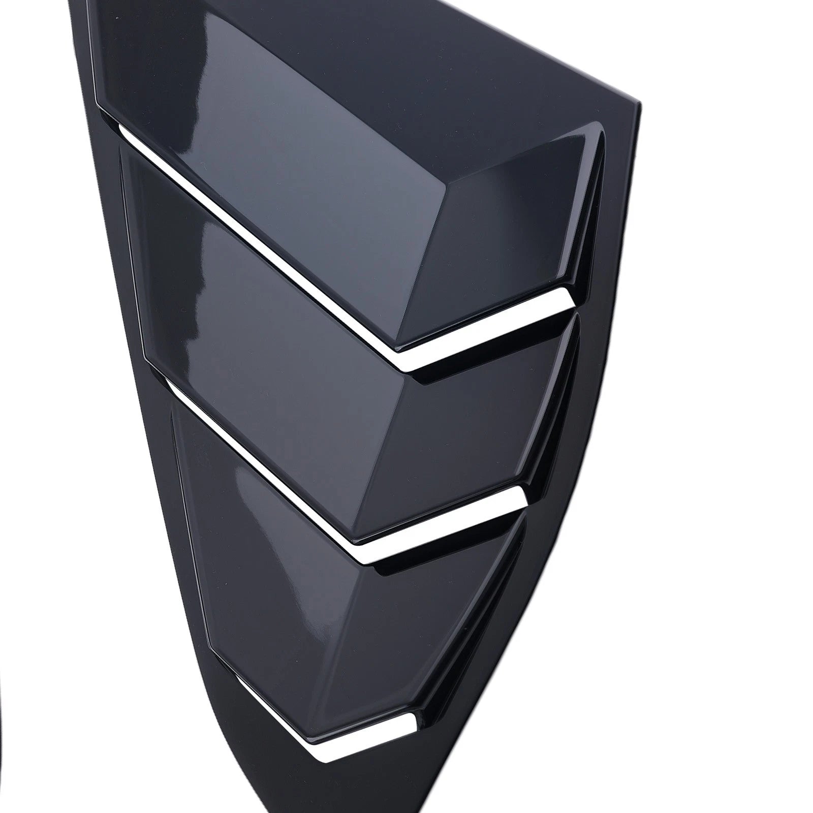 Gloss Window Louvers for Honda Accord (2018–2022) ABS Weatherproof Trim