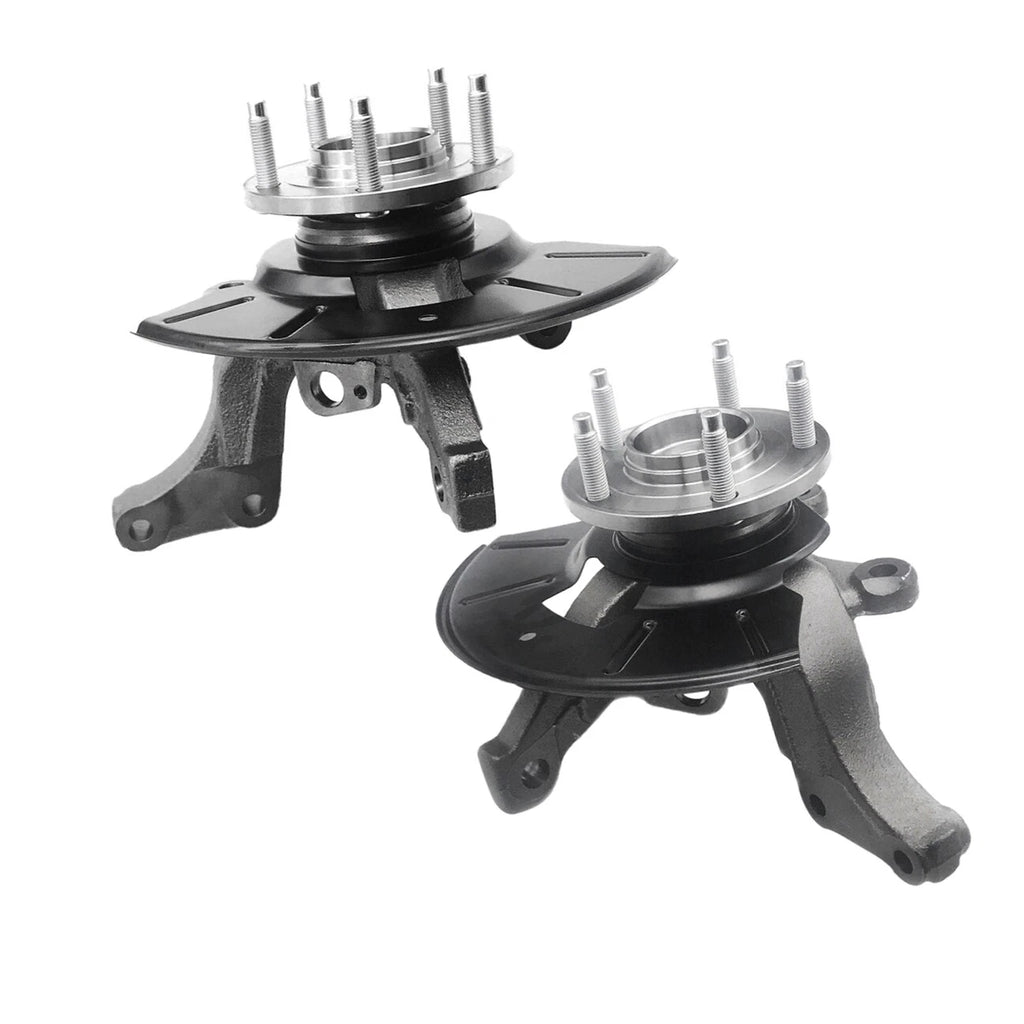 2X Front Steering Knuckle & Wheel Bearing Hub Assembly for Ford Mercury Mazda