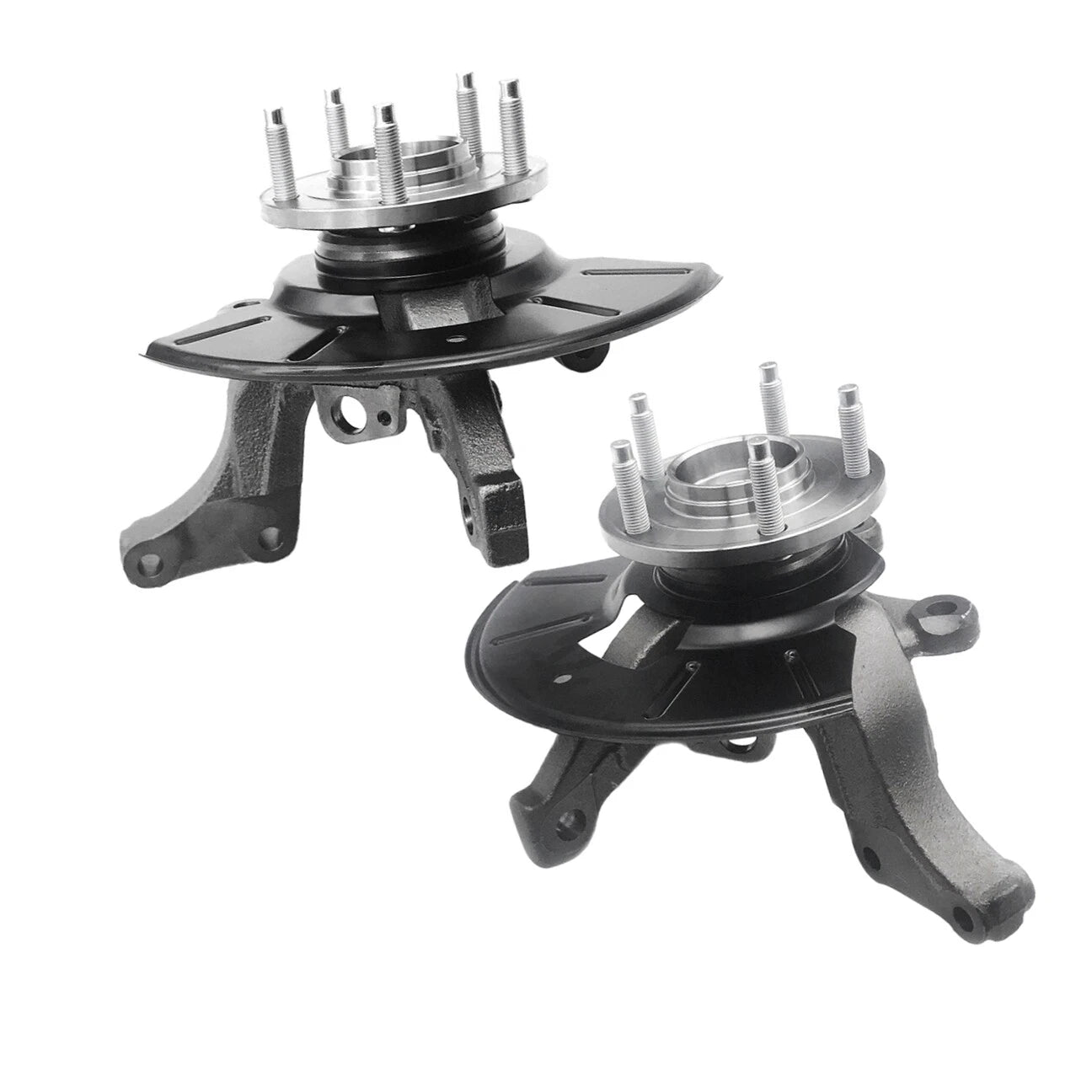 2X Front Steering Knuckle & Wheel Bearing Hub Assembly for Ford Mercury Mazda