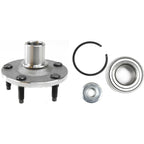 Set of 2 Wheel Hubs for Ford Escape (2001–2012) with ABS Ring
