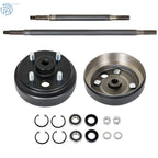 Rear Axle and Brake Hub Drum Assembly Kit for EZGO (1982-Present)
