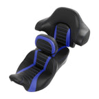 Seat Backrest for Harley Touring Glide (2014–2023) - Black Blue