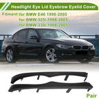 Headlight Eyebrow Eyelid Cover for BMW E46 (2000–2007) No.51130030406