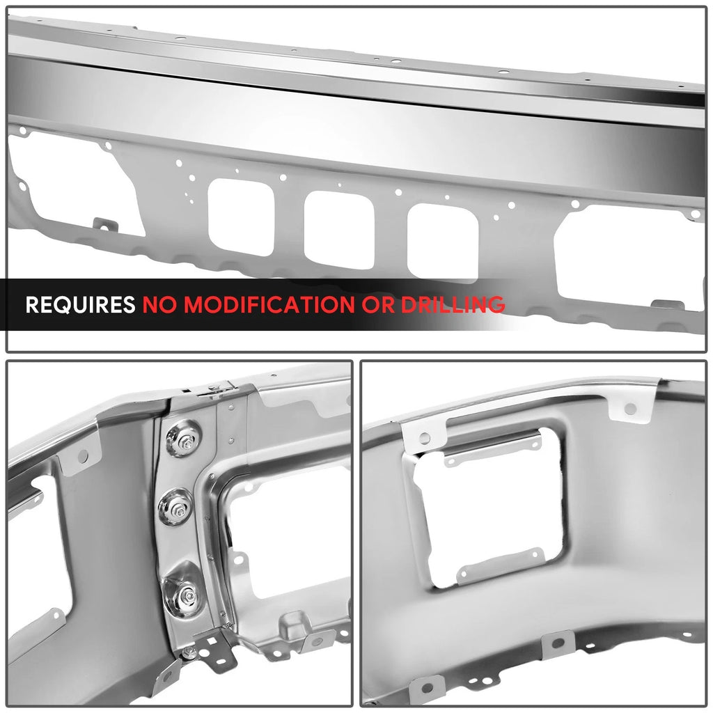 Chrome Front Bumper Face Bar for GMC Sierra 1500 (2014–2015)