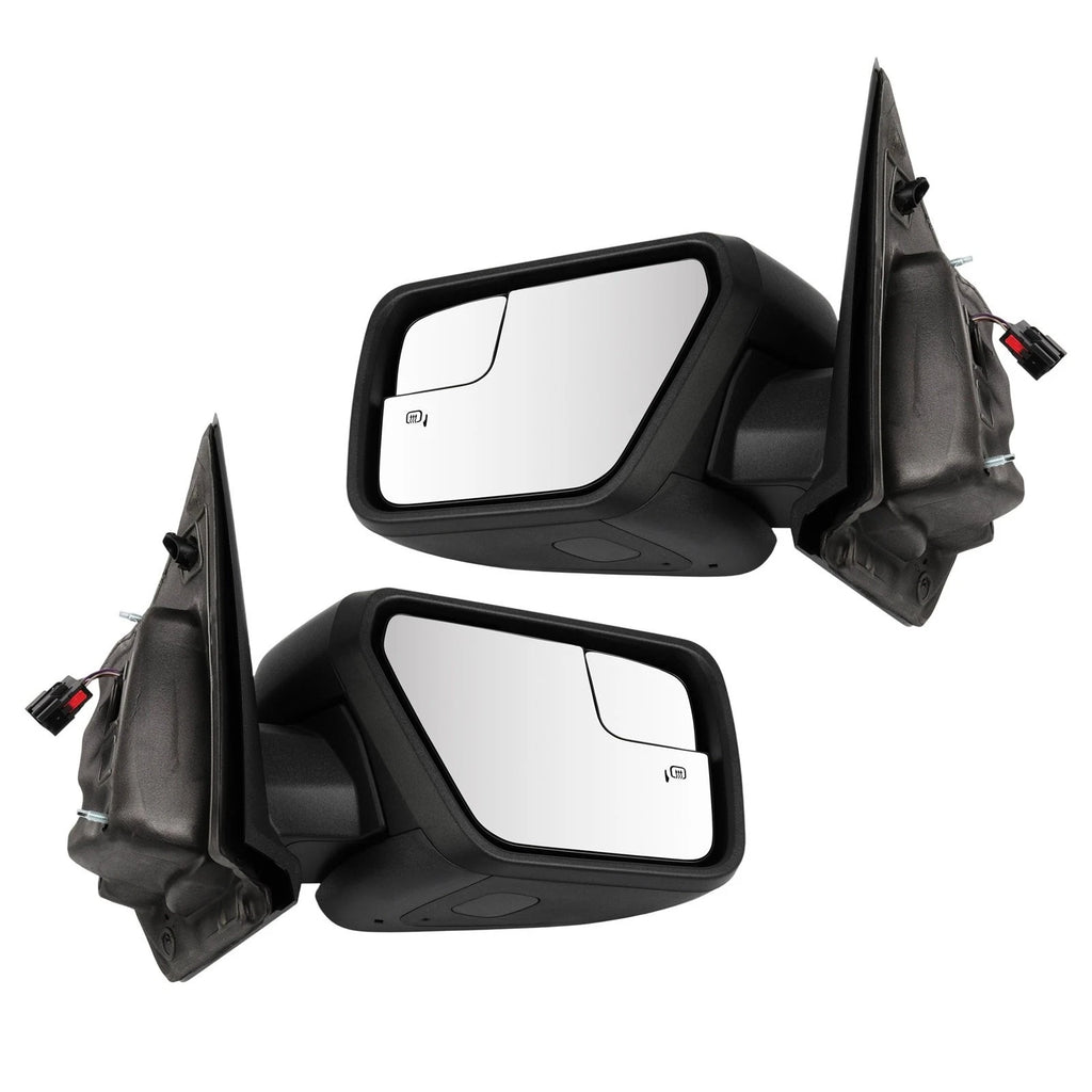 Pair Side View Mirrors for Ford F-150 XL XLT King Lariat (2021–2024) Power Heated