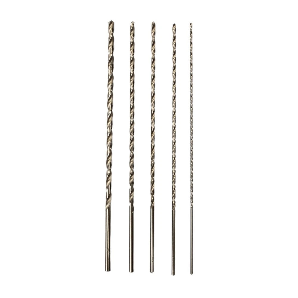 Set of 5 HSS Drill Bits for Metal Drilling (3, 3.5, 4, 5mm)
