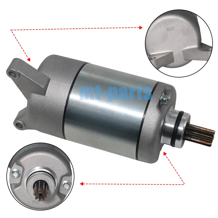 Starter Motor for Yamaha XV535 Virago 535 (1987–2001) 3JB-81800-00, 3JB-81890-00