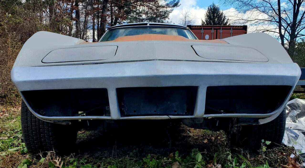 Front Bumper Face Bar Grille for Chevrolet Corvette (1973-1974)