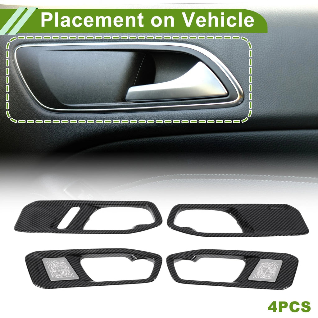 Set of 4 Interior Door Handle Bowl Cover Trim for Honda Accord (2023–2025)