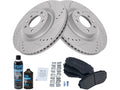 Front Brake Pad and Rotor Kit for Mazda CX-9 (2007–2015) QW581QT