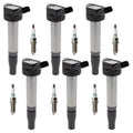 Set of 6 Ignition Coils & Iridium Spark Plugs for Lexus GS350 LS500h RC300 (2010–2020)