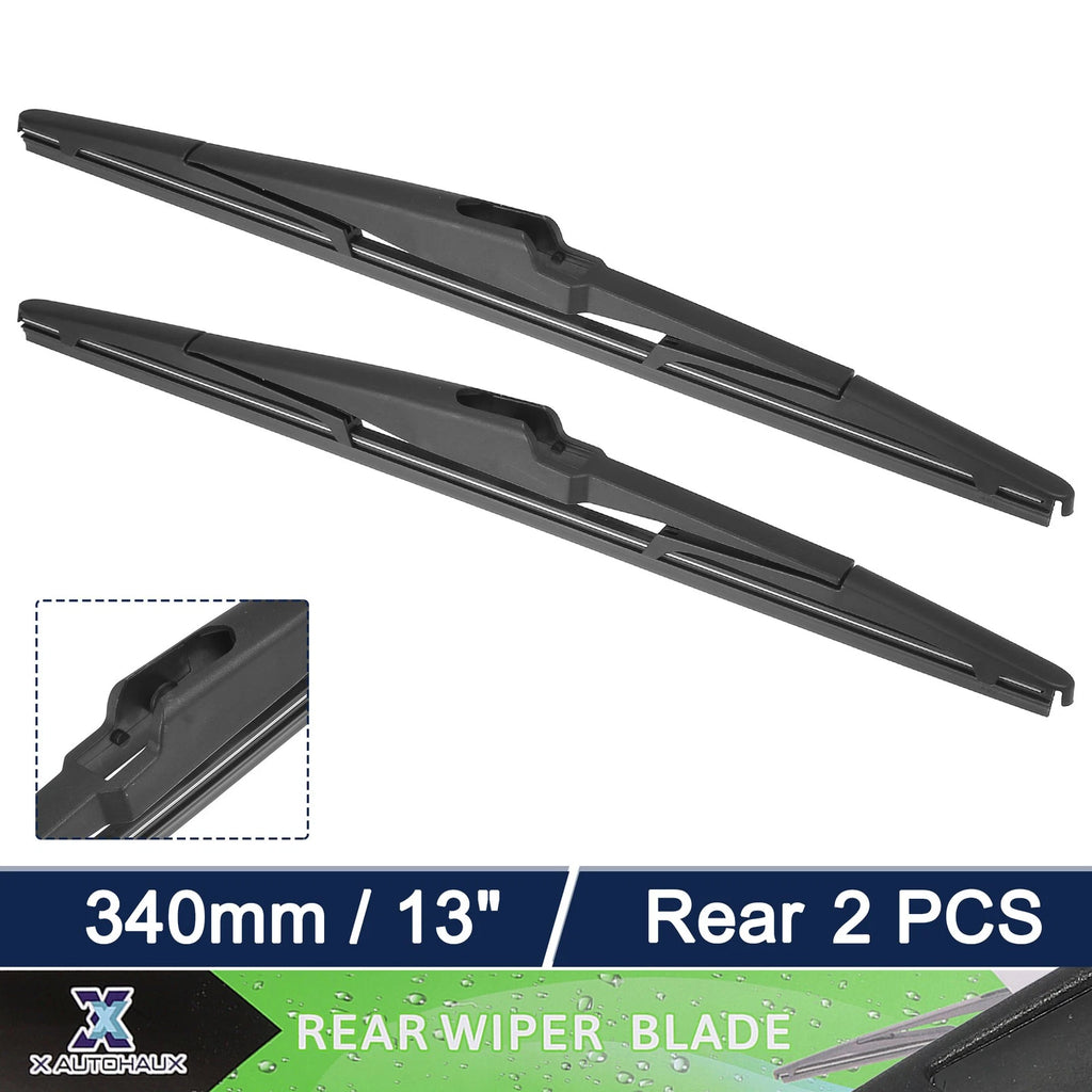 2X Rear Windshield Wiper Blade for Hyundai Grand Santa Fe (2013–2017)