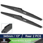 2X Rear Windshield Wiper Blade for Hyundai Grand Santa Fe (2013–2017)