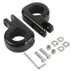 1 1/4" Foot Pegs for Harley Kawasaki Engine Guard Crash Bar